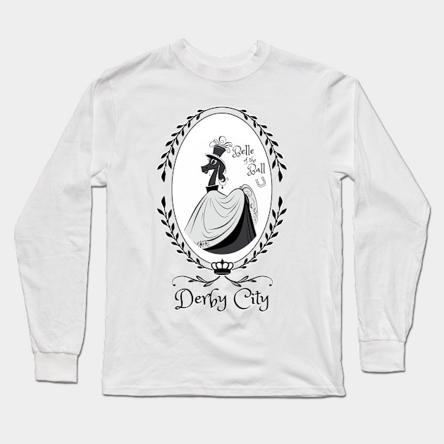 Derby City Collection: Belle of the Ball 2 Long Sleeve T-Shirt by TheArtfulAllie